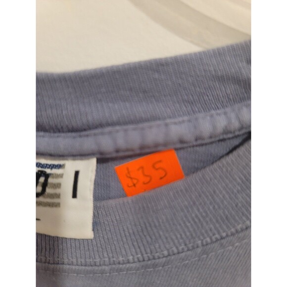 Vintage 90s Mens Large Faded Hawaiian Tribe T-Shirt Blue USA - Picture 11 of 11